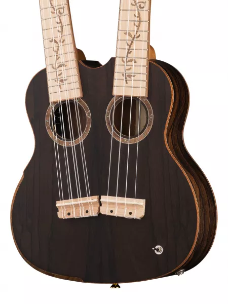 Custom Built Series Укулеле тенор, с двумя грифами 4/8 струн, со звукоснимателем, Ortega, HYDRA-ZS  рис.2 