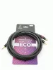 Кабель аудио 3.5мм-2хRCA, 3м, ZZcable, E32-3,5-2RCA-0300