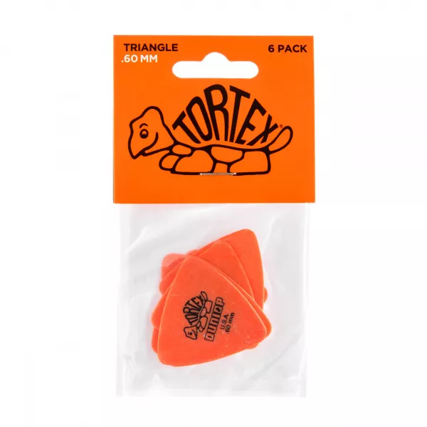 Tortex Triangle Медиаторы 6шт, толщина 0,60мм, треугольные, Dunlop, 431P.60  рис.2 