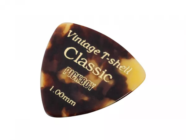 Celluloid Vintage Classic T-Shell Медиаторы 50шт, толщина 1.0мм, Pickboy, GP-54/100  рис.2 