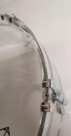 Compact Компактный том барабан из акрила 14"х3", с кронштейном, Мастерская Бехтеревых, TBAp-1403