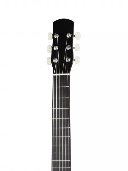 Акустическая гитара, с вырезом, черная, АККОРД, ACD-40A-3-BK  рис.2 
