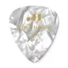 Genuine Celluloid Медиаторы, 12шт, тонкие, белый перламутр, Dunlop, 483P04TH