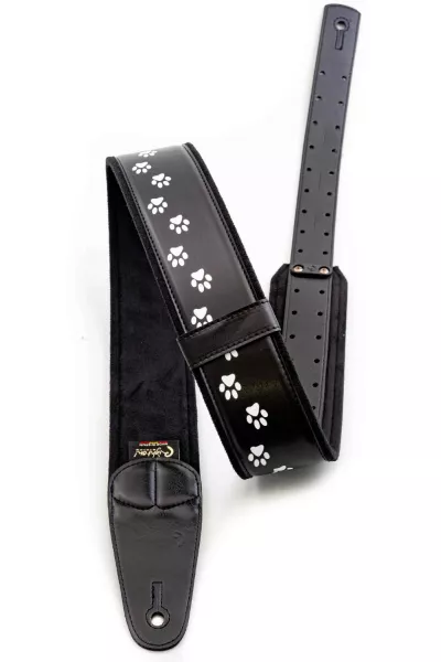 Mojo Cat Black Ремень для гитары, текстиль/синтетика, черный, RightOn Straps, 8436612540610  рис.2 