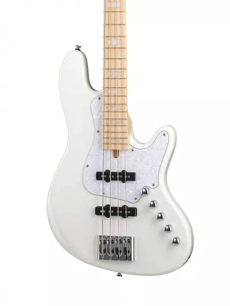Elrick NJS Series Бас-гитара, белая, с чехлом, Cort, NJS4-WHT  рис.2 