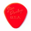 Jazz I Медиаторы, 24шт, круглый кончик, нейлон, красные, Dunlop, 47R1N