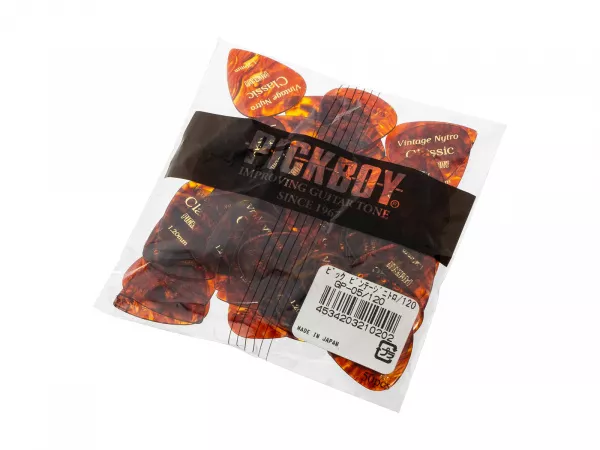 Celluloid Vintage Classic Nytro Медиаторы 50шт, толщина 1.20мм, Pickboy, GP-05/120  рис.2 