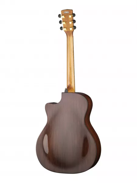 Grand Regal Series Электро-акустическая гитара с вырезом, чехол, Cort, GA-PF-Bevel-NAT-WBAG  рис.2 