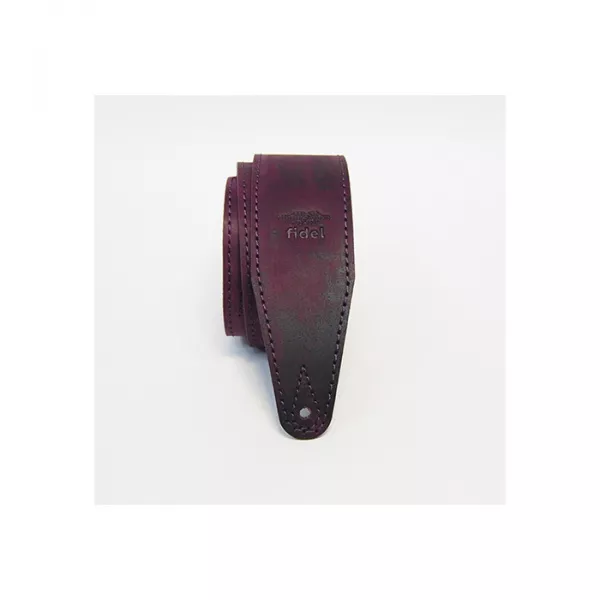 Leather 21 Ремень для гитары, кожаный, изабелла, Fidel, FL60040L21L  рис.2 