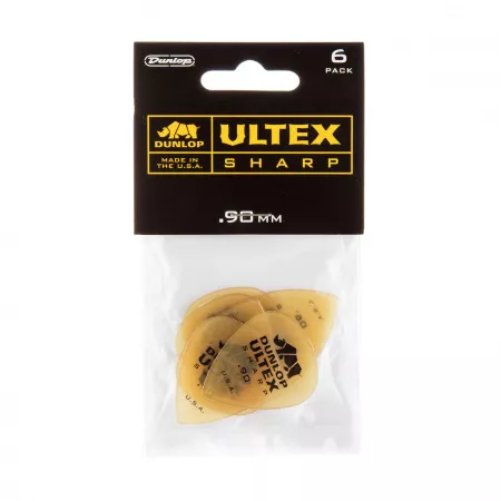 Ultex Sharp Медиаторы 6шт, толщина 0,90мм, Dunlop, 433P.90