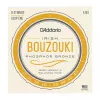 EJ81 Комплект струн для ирландского бузуки, фосфорная бронза, 11-40, D'Addario