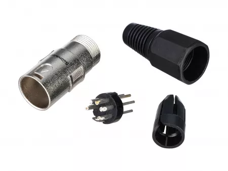 Разъем на кабель XLR male 5Р 5-пиновый, Soundking, CA110