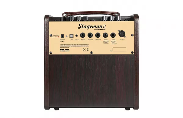 Stageman II Комбоусилитель для акустической гитары, 80Вт, аккумуляторный, Nux, AC-80  рис.2 