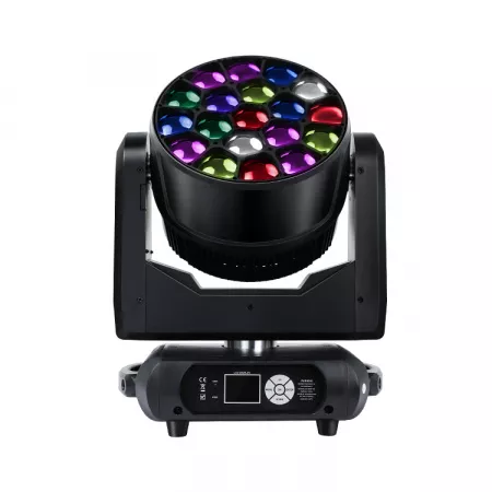 Вращающаяся голова Wash, Bee Eye, RGBW, LED 19х15Вт, LFocus, MH-4Y