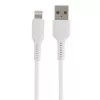 Кабель GP21L-2M USB (m)-Lightning (m) 2.4A силикон белый, GoPower, 00-00028384