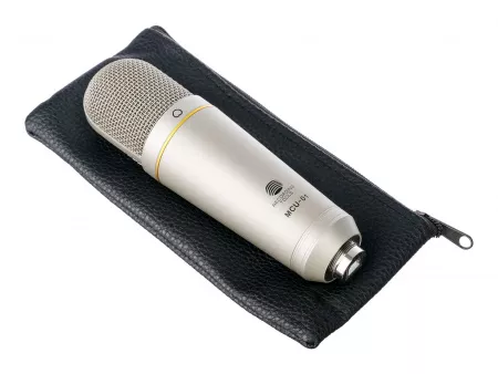 Микрофон конденсаторный USB, никель, картонная коробка, Октава, MCU-011