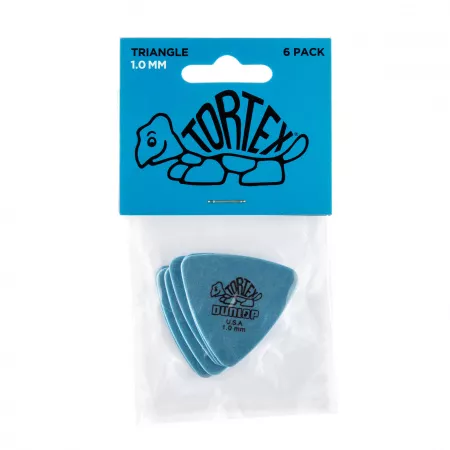 Tortex Triangle Медиаторы 6шт, толщина 1,00мм, треугольные, Dunlop, 431P1.0
