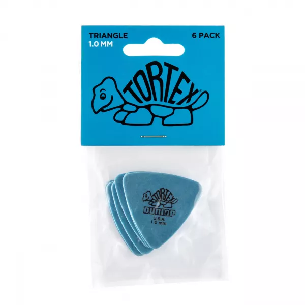 Tortex Triangle Медиаторы 6шт, толщина 1,00мм, треугольные, Dunlop, 431P1.0  рис.2 