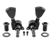 Колки для гитары 3+3, черные, Musiclily, MX1345BK-3MX1346BK-3