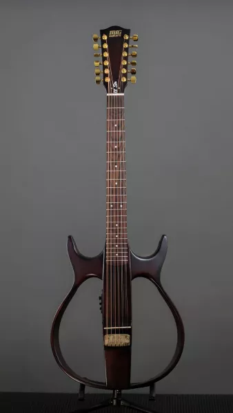 SG2 Сайлент-гитара 12-струнная, сапеле/тонировка темный орех, MIG Guitars, SG2SAD23  рис.2 
