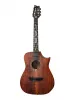 Frank Gambale Luxe Series Классическая гитара со звукоснимателем, с чехлом, Cort, LUXE-NYLON-WCASE-BR