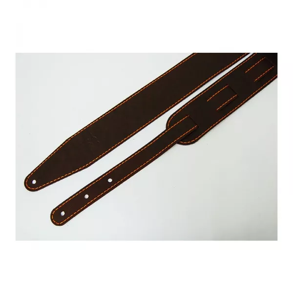 Leather 11 Ремень для гитары, кожаный, махагон, Fidel, FL66015L11  рис.2 