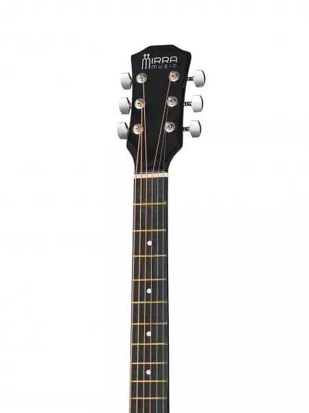 Акустическая гитара, с вырезом, черная, Mirra, MAG-39C-BLK  рис.2 