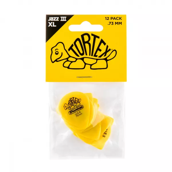 Tortex Jazz III XL Медиаторы 12шт, толщина 0,73мм, Dunlop, 498P.73  рис.2 