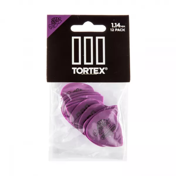 Tortex III Медиаторы 12шт, толщина 1,14мм, Dunlop, 462P1.14  рис.2 