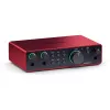 Звуковая карта USB, микрофон, наушники, Focusrite, Scarlett-2i2-Studio-4th