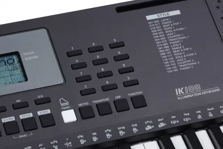 Синтезатор, 61 клавиша, с подсветкой, Medeli, IK100