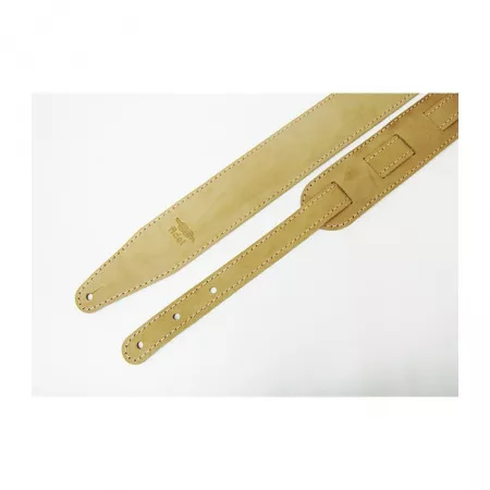 Leather 11 Ремень для гитары, кожаный, светлый орех, Fidel, FL66010L11