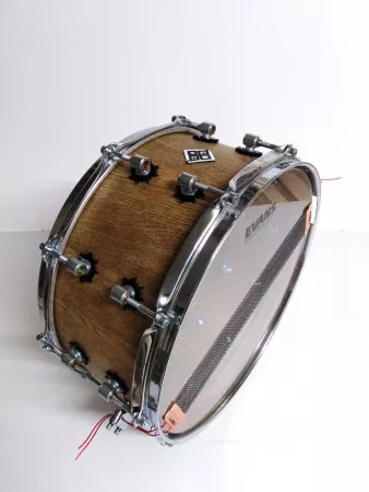 Малый барабан 14х6,5", дуб, Мастерская Бехтеревых, MBd-m-1465-10