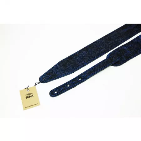 Leather 21 Ремень для гитары, кожаный, неон, Fidel, FL60004L21