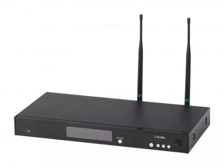 Беспроводная микрофонная система, 2 петличных микрофона, LAudio, RWS-2BLV