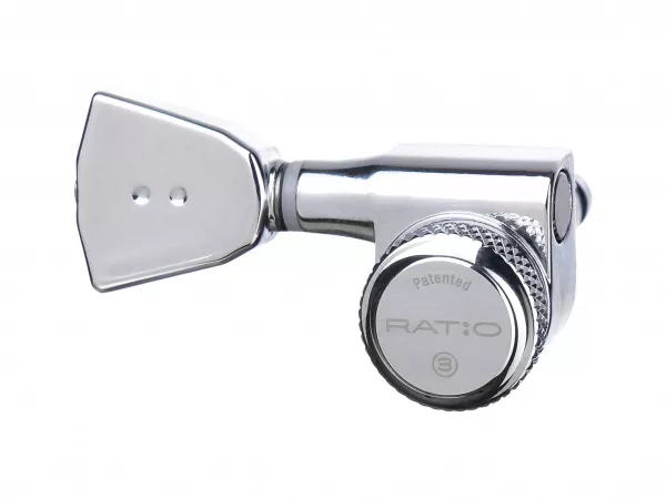 Ratio Locking Колки для гитары 3+3, локовые, хром, GraphTech, PRL-8341-C0  рис.2 