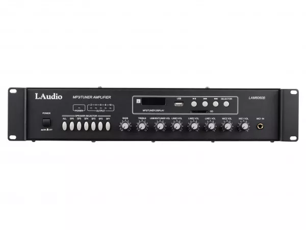 Усилитель мощности трансляционный, 60Вт, LAudio, LAM6060B  рис.2 