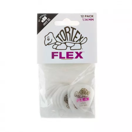 Tortex Flex Jazz III XL Медиаторы, 12шт, толщина 1.14мм, Dunlop, 466P1.14