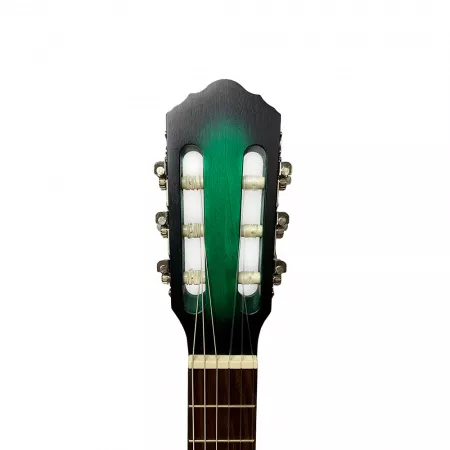 Гитара классическая 3/4, зеленая, Кунгурская Акустика, K-Green-3/4
