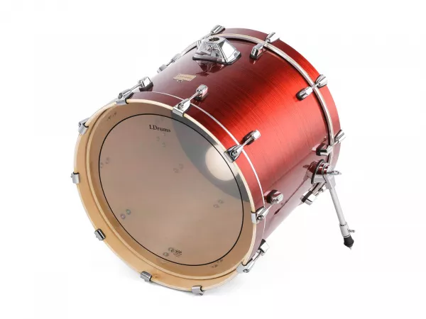 Бас-барабан 20" x 16", красный, LDrums, 5001012-2016  рис.2 