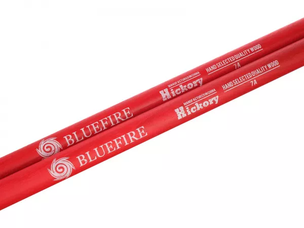 Colored Series Bluefire 7A RED Барабанные палочки, орех гикори, красные, HUN, 10104009  рис.2 