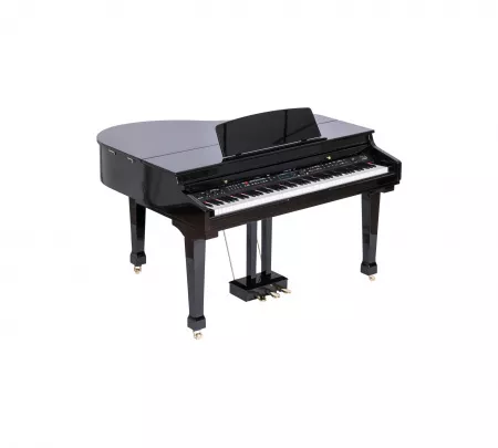 Цифровой рояль, с автоаккомпанементом, черный (2 коробки), Orla, Grand-500-BLACK