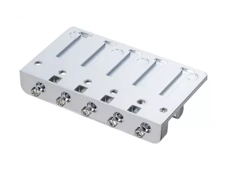 Бридж (струнодержатель) бас-гитары, хром, Metallor, BB-20-CR
