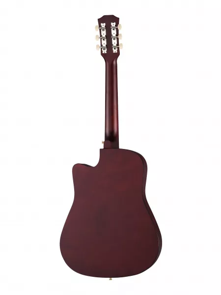 Акустическая гитара, с вырезом, санберст, Foix, FFG-38C-SB-M  рис.2 