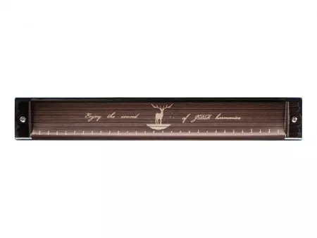 Губная гармошка, тональность С, бордовая, JDR, H2801RW