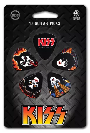 1CBK2-10K2 KISS Rock and Roll Over Медиаторы, 10шт, тонкие, Planet Waves