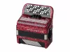 Romance 602 Аккордеон кнопочный 60/72/II/3, красный, Weltmeister, Romance602-II-72/60-RD