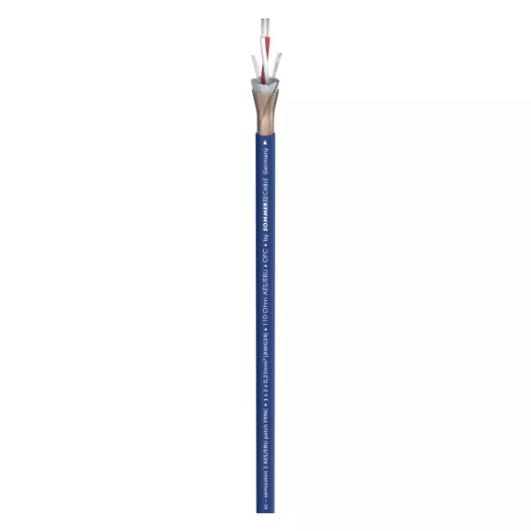 SC-Semicolon 2 AES/EBU FRNC Кабель DMX, 100м, Sommer Cable, 520-0102F  рис.2 