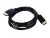 Кабель DisplayPort (m)-DisplayPort (m) 1.8м ПВХ ver.1.3, черный, в пакете, GoPower, *00-00027495