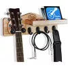 Настенный держатель для гитары (крюк), с крючками и полкой, Guitto, GGS-09